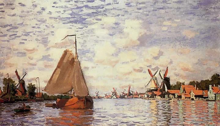 Claude Monet The Zaan at Zaandam 2